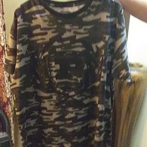 Army camouflage casual short sleeve shirt